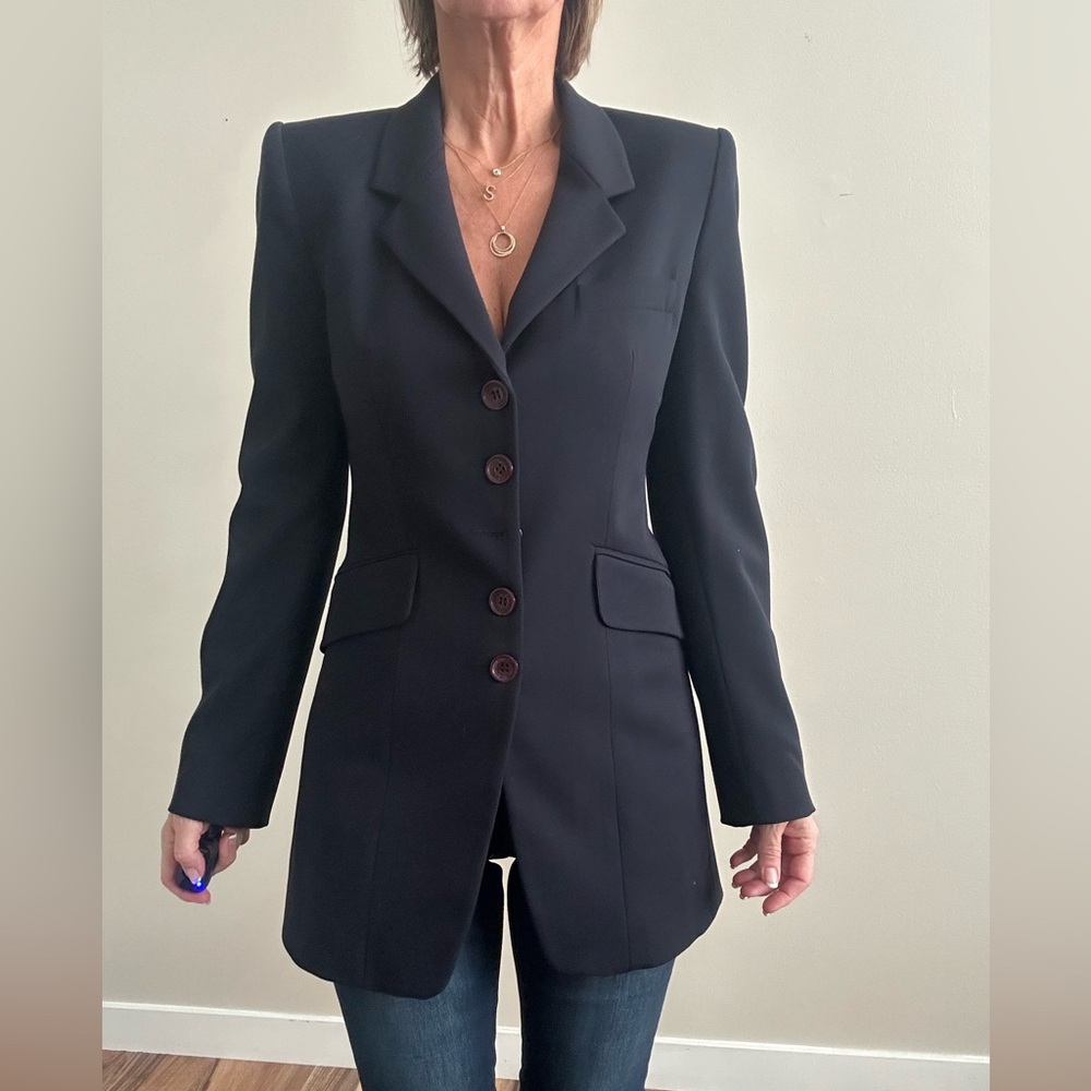 Vertigo Paris Elegant Navy Blazer